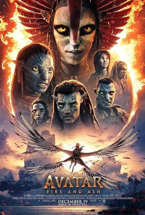 Avatar: Fire and Ash film posteri