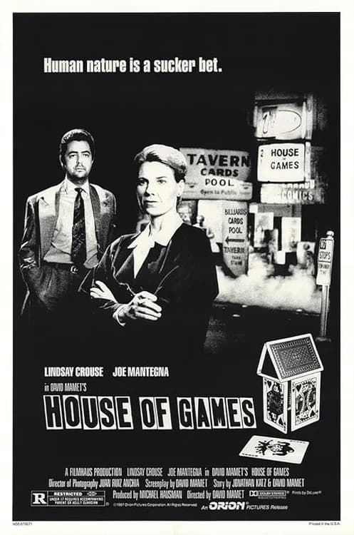 House of Games film posteri