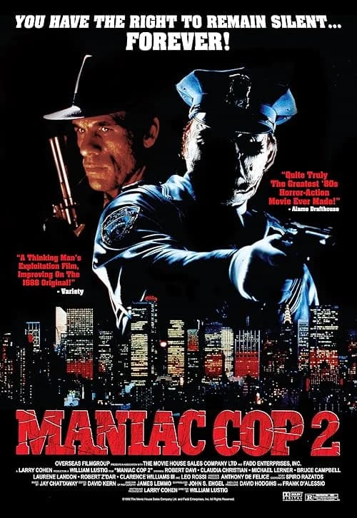 Maniac Cop 2 film posteri