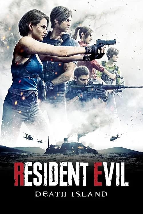 Resident Evil: Death Island film posteri
