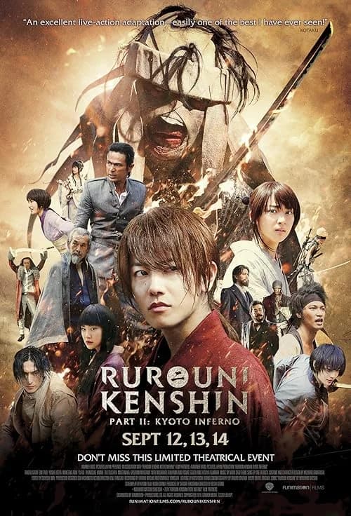Rurouni Kenshin Part II: Kyoto Inferno film posteri