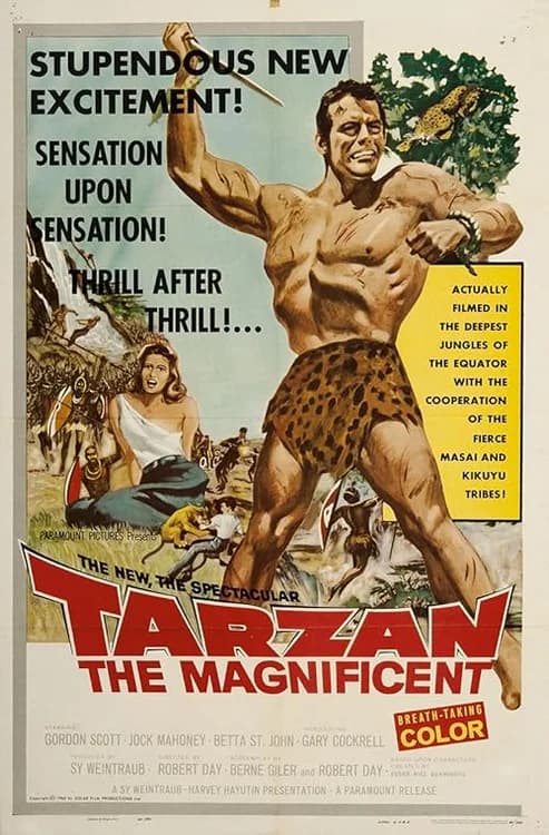 Tarzan the Magnificent film posteri