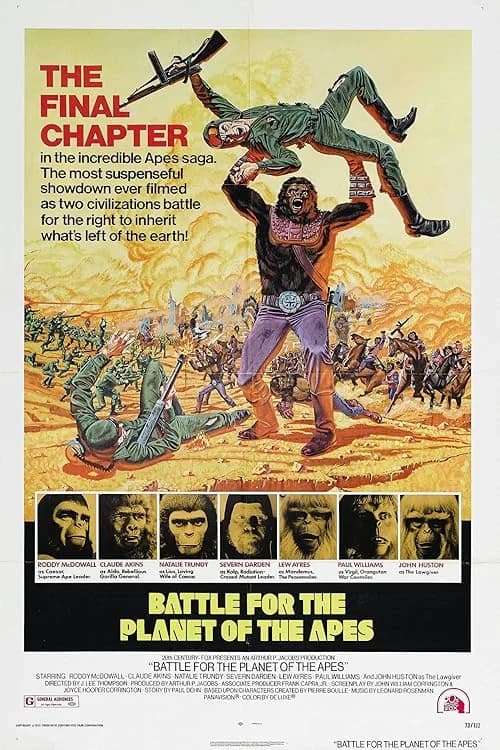 Battle for the Planet of the Apes film posteri