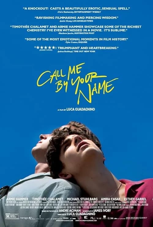 Call Me by Your Name film posteri
