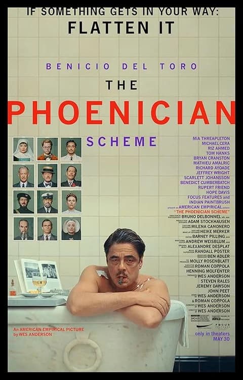 The Phoenician Scheme film posteri